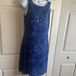 Elegant Navy Floral Dress